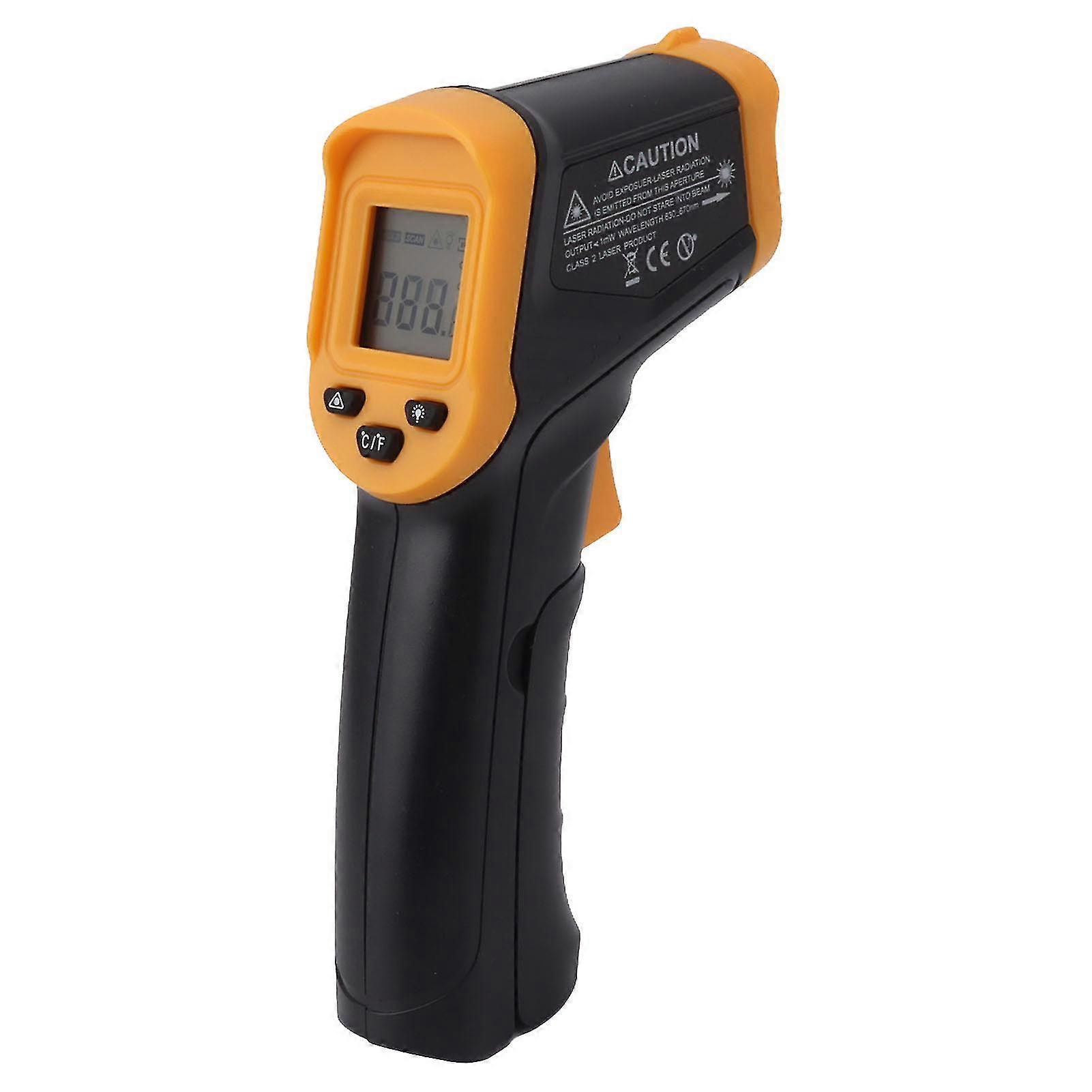 Handheld Infrared Thermometer for Cooking Pizza Oven Grill Engine - Laser Surface Temperature Meter s202412247656