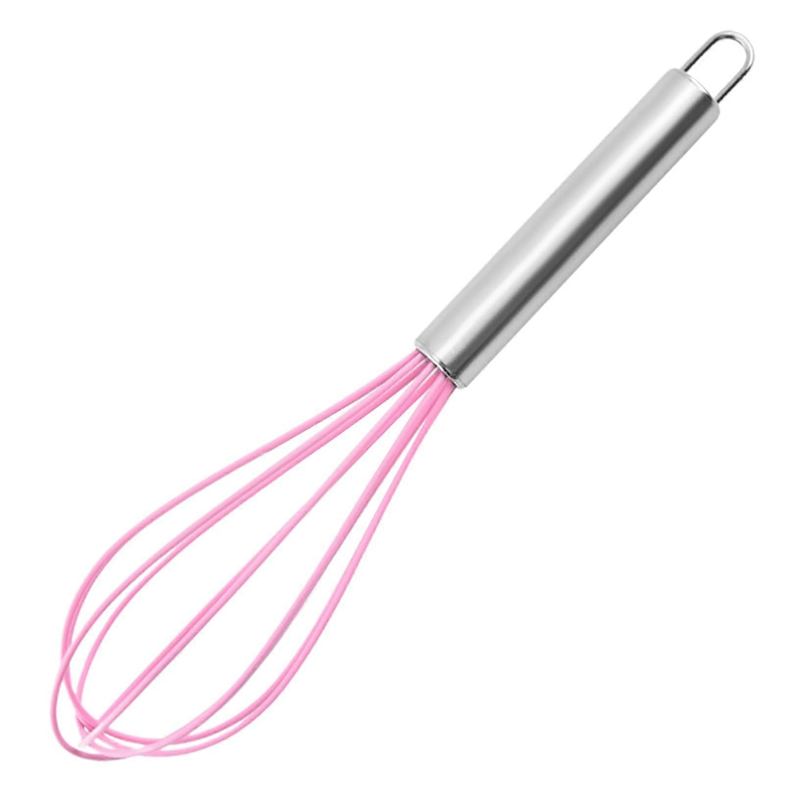 high flexibility 10-inch manual egg beater with 5 coils heat resistant large contact surface comfortable grip