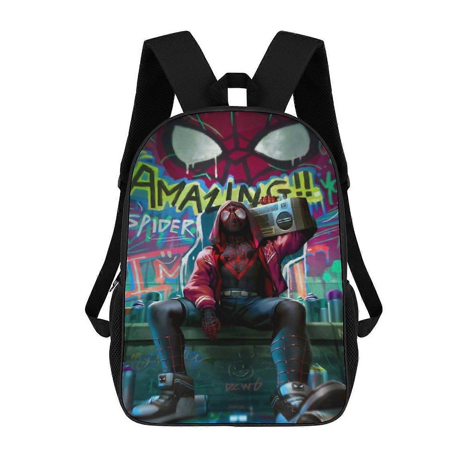 i2260 Miles Morales Backpack Shoulders DaypackBag Work Travel Classic Unisex Backpack kli2260
