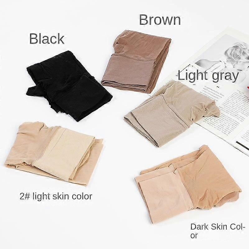 Non - trace mid - waist men's hosiery anti - hook silk pantyhose sexy ultra - thin invisible large size fun hosiery