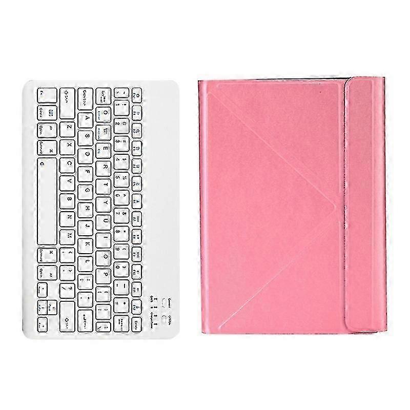 Tablet Case+wireless Keyboard For Teclast P20hd M40 Alldocube(pink)
