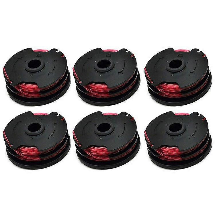 6Pcs Line Spool Compatible For Hyper Tough String Trimmer / Worx WG117 / WG118 Nylon Rope Wire Reels, HT18-401-004-01