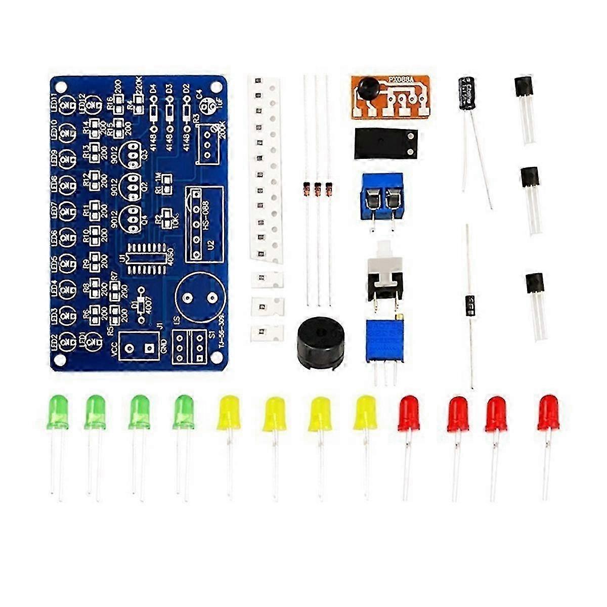 CD4060 SMD Music Lantern Circuit Kit Music Light Circuit Board Electronic DIY Skill Training In-Lin