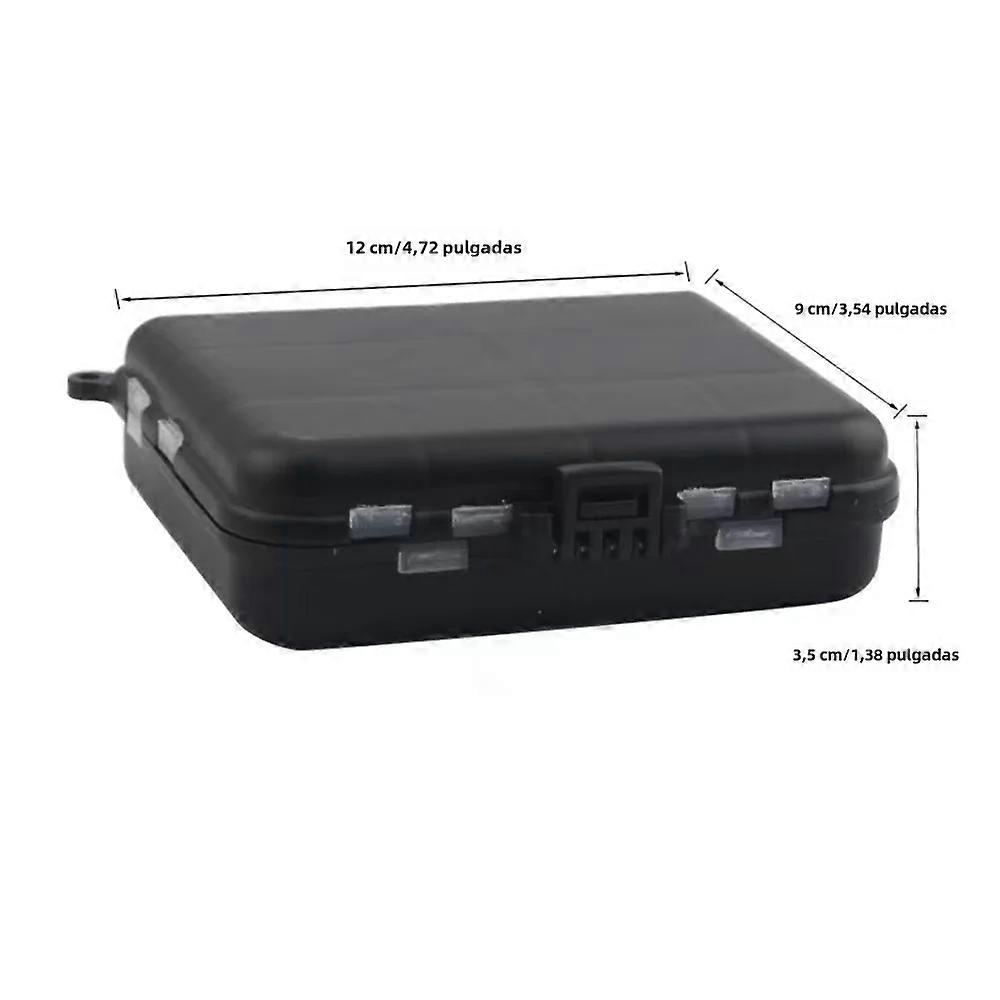 Portable Double Sided Fishing Lure and Hook Storage Box Organizer Mini Fishing Utility Box