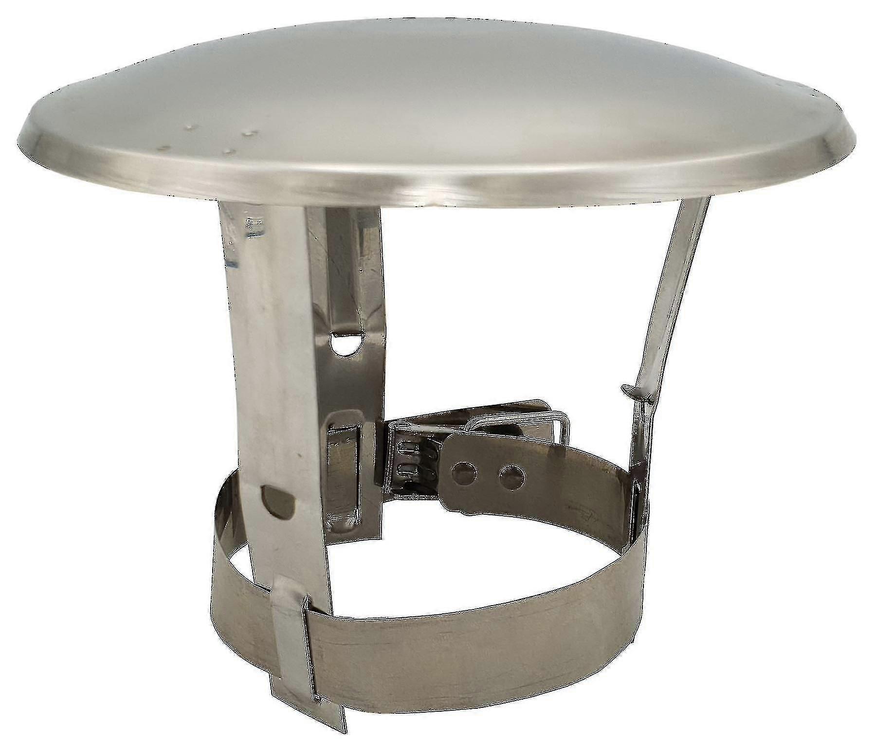 ארובה פלדת אל-חלד ארובה Cowl צינור גשם כיסוי מגן כובע הסיום 60-250mm