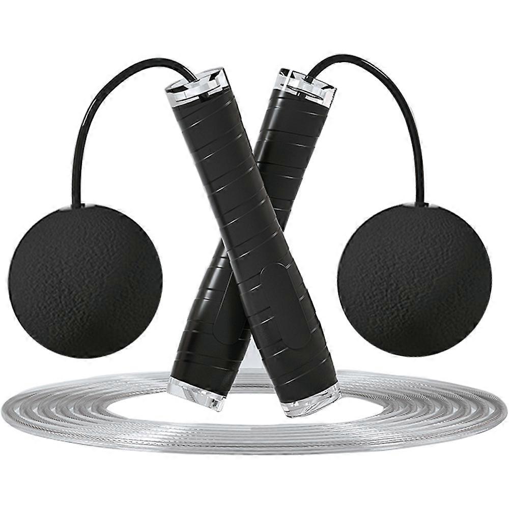 Cordless Jump Rope for Fitness, Adjustable Jump Rope for Workout, Silicone Handle with Ball Bearing