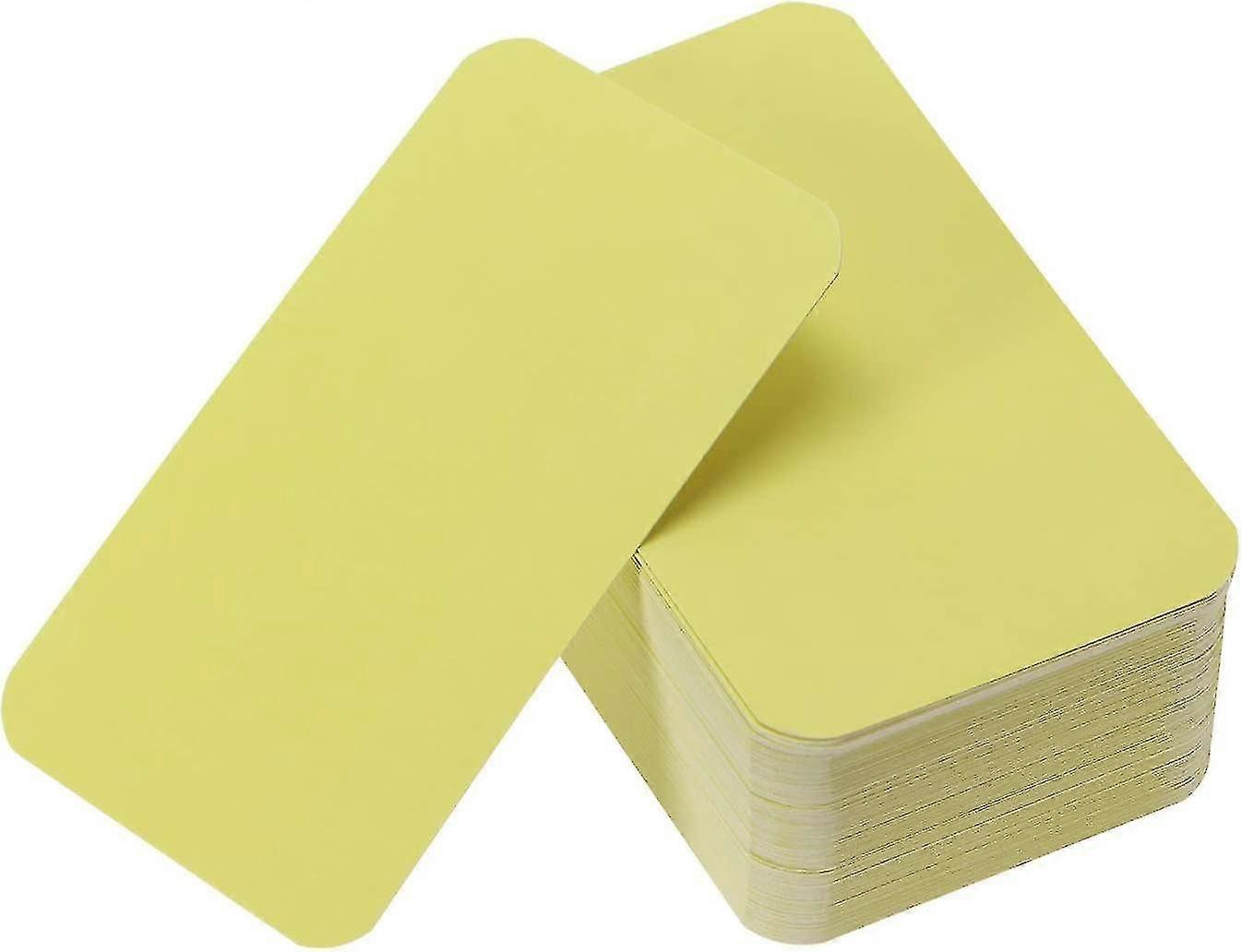 100pcs 小さな白紙 メッセージ メモ 名刺 両面 ミニ 挨拶 場所名 語彙 単語 フラッシュカード 落書き スクラップブッキング DIYギフト