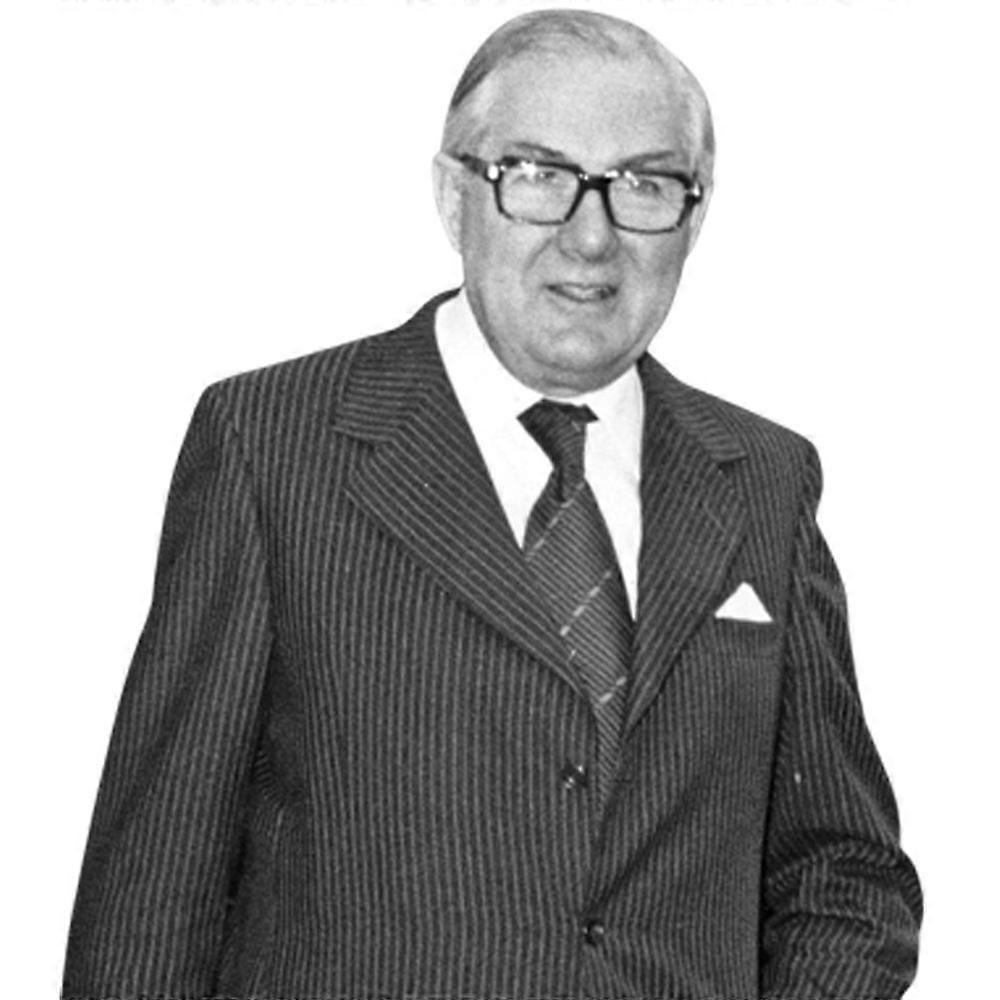 James Callaghan (BW) Half Body Buddy Cutout