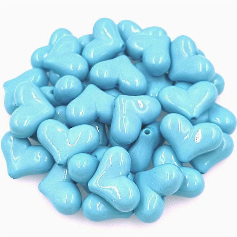 5/10Pcs 17mm*22mm DIY Handmade Accessories Heart Shape Acrylic Big for Jewelry Making Loose Spacer Beads Jewelry Making Findings Bracelet Necklace