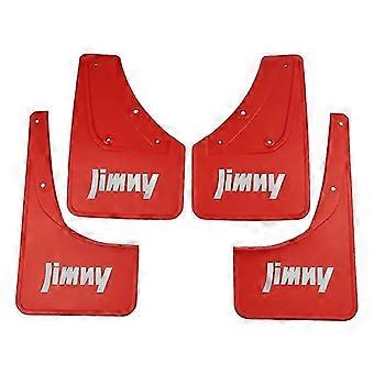 4 pz Paraspruzzi Auto Per Jimny 2019 2020 2021 2022 2023 Parafanghi Paraspruzzi Splash rosso 4 pz jimny
