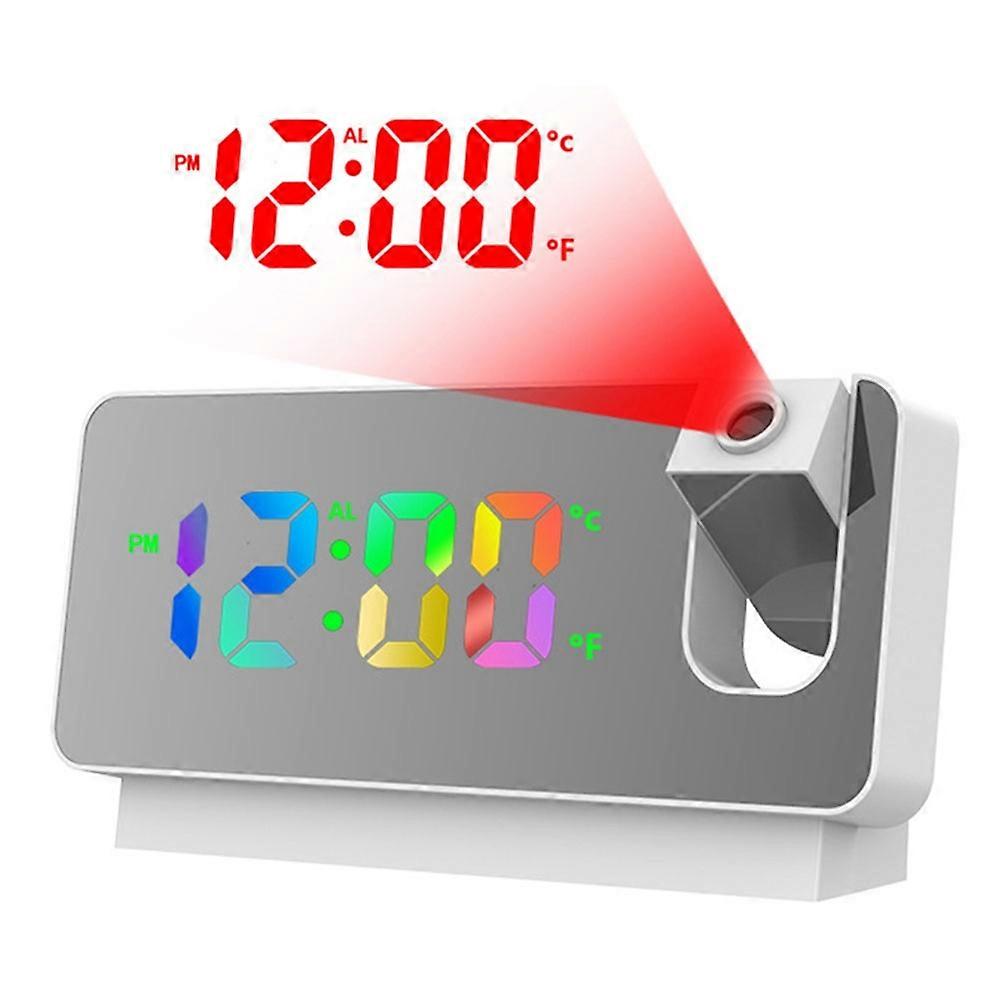 S282 Multifunctional Creative Alarm Clock Electronic Digital Time Temperature Calendar Color