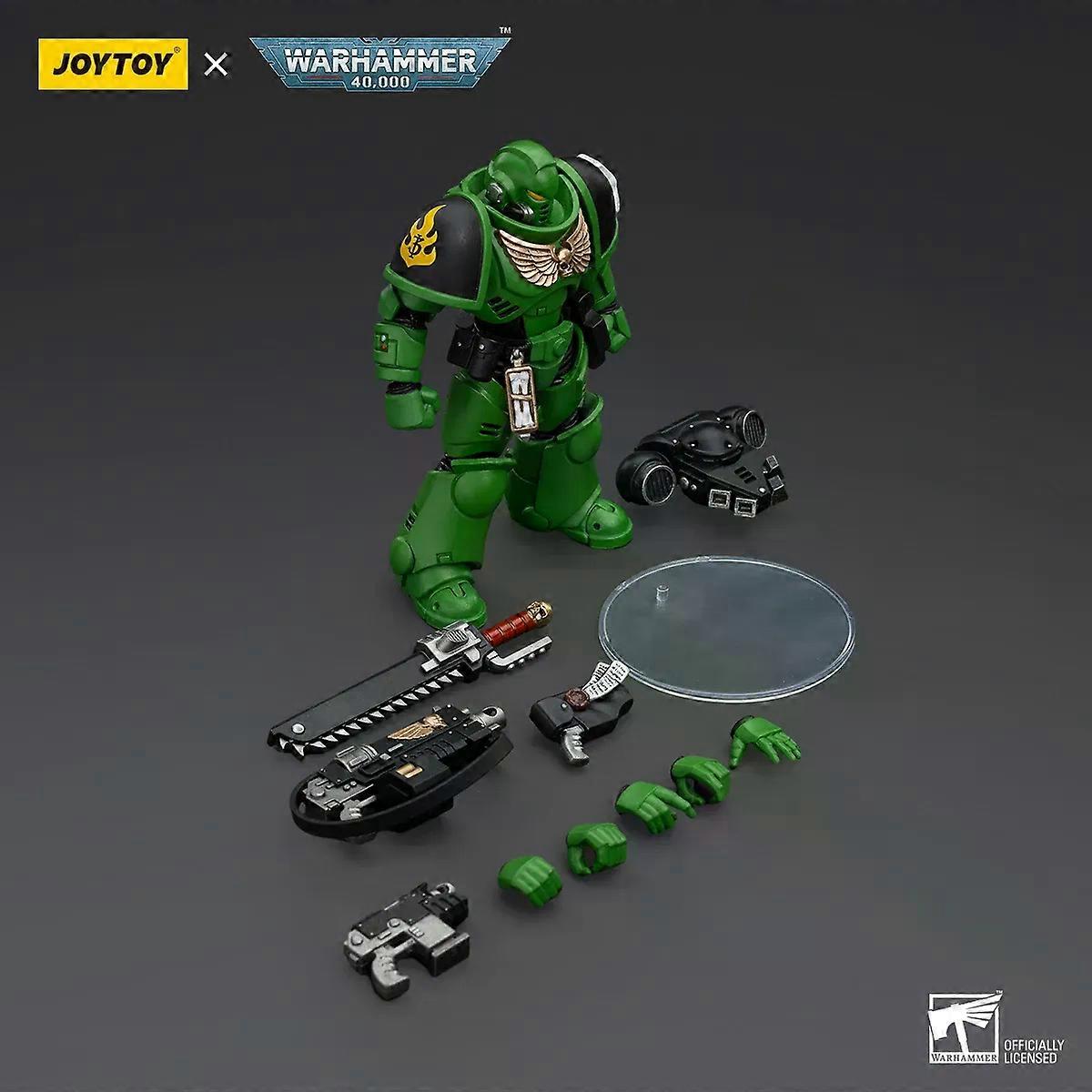 予約注文 トイ ウォーハンマー 40K アニメフィギュア サラマンダーズ インターセッサーズ ツェクガン軍曹 アクションフィギュア デコレーション バースデーギフト