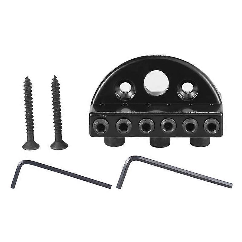 6-String Guitar Strings Lock Nut Headless Electric Set Guitar Bridge