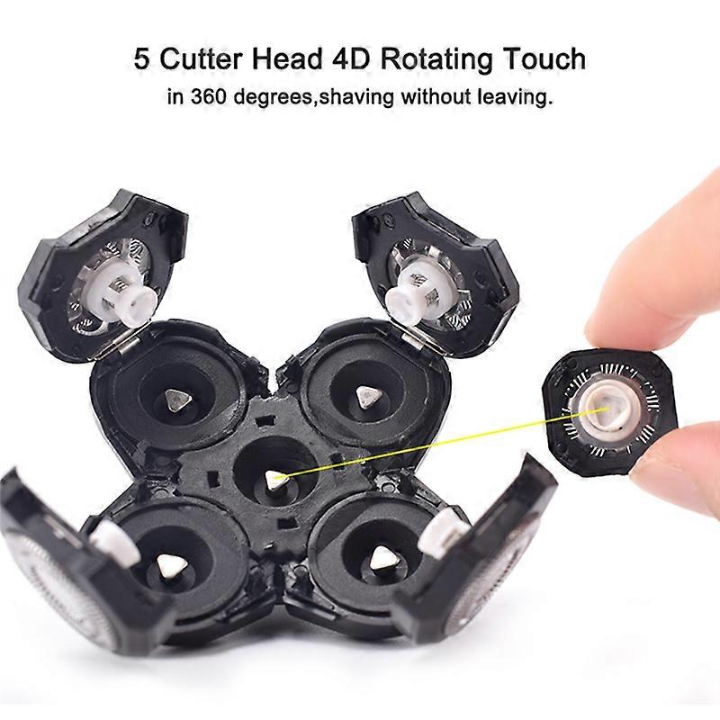 4PCS Replacement Shaver Head Electric Shaver 5 Cutter Floating Head