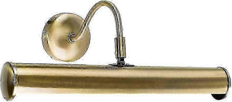 Moderne justerbar twin bilde vegglampe i en antikk messing effekt finish