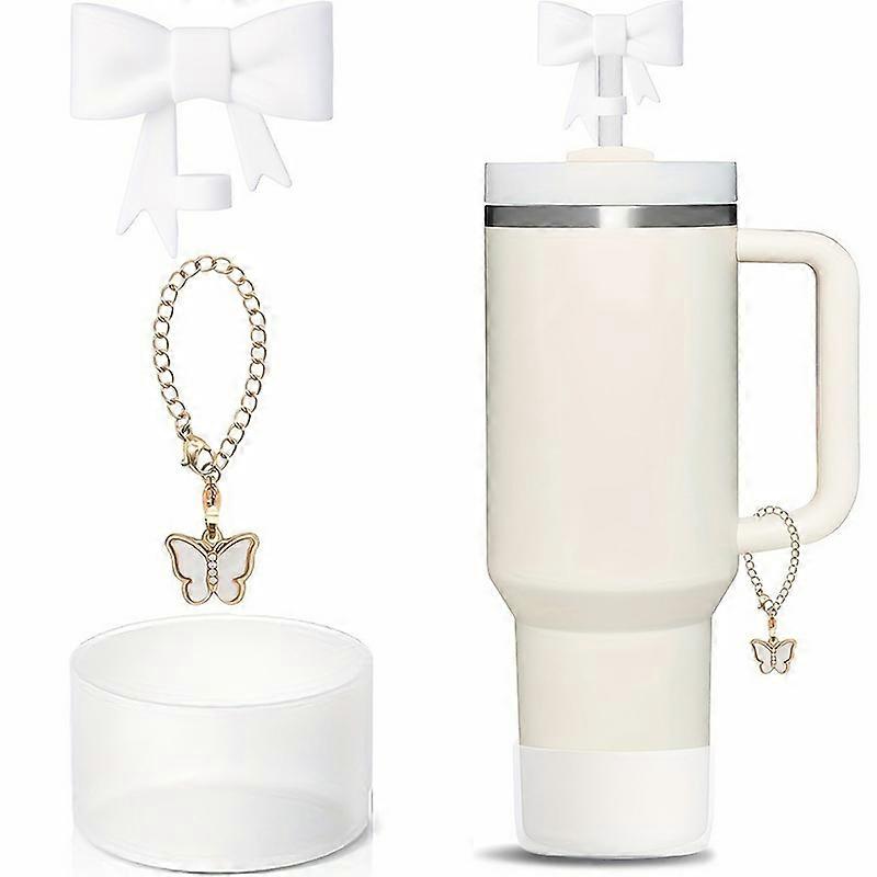 Sada doplňků Stanley Cup, Roztomilé poklopy na slámy pro Stanley Cup 30/40oz Tumble, Motýlí řetěz, Stanley Cup Boot