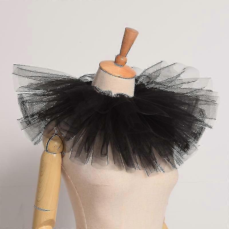 ビッグネックラフカラービクトリア朝のコスプレピエロハロウィンコスチュームアクセサリー