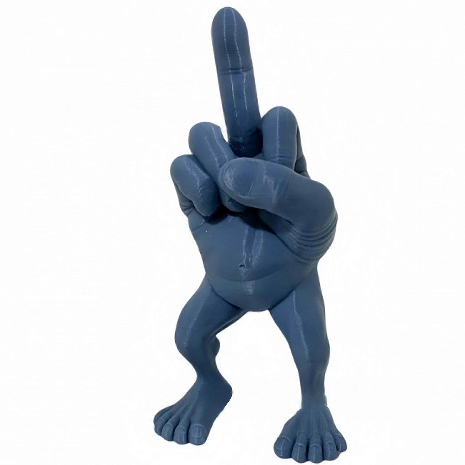 3D tištěná socha prstu Rozkošné sochy s prostředními prsty pro bytelnou výzdobu pokoje