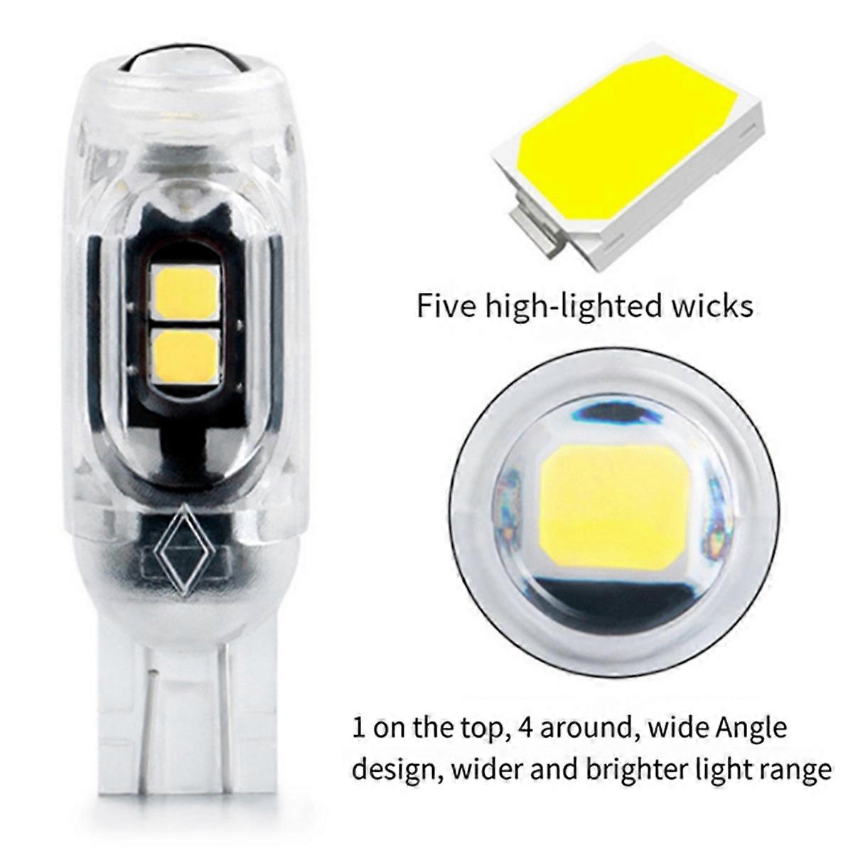 4Pcs Led Steering Light License Plate Light