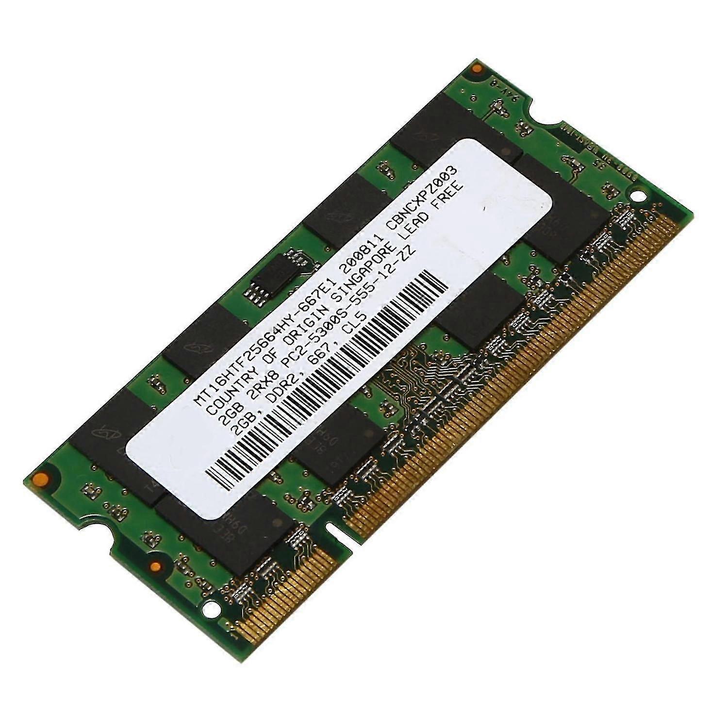 2gb Ddr2 Ram Memory 667mhz Pc2 5300 Laptop Ram Memoria 1.8v 200pin Sodimm compatibile con Amd