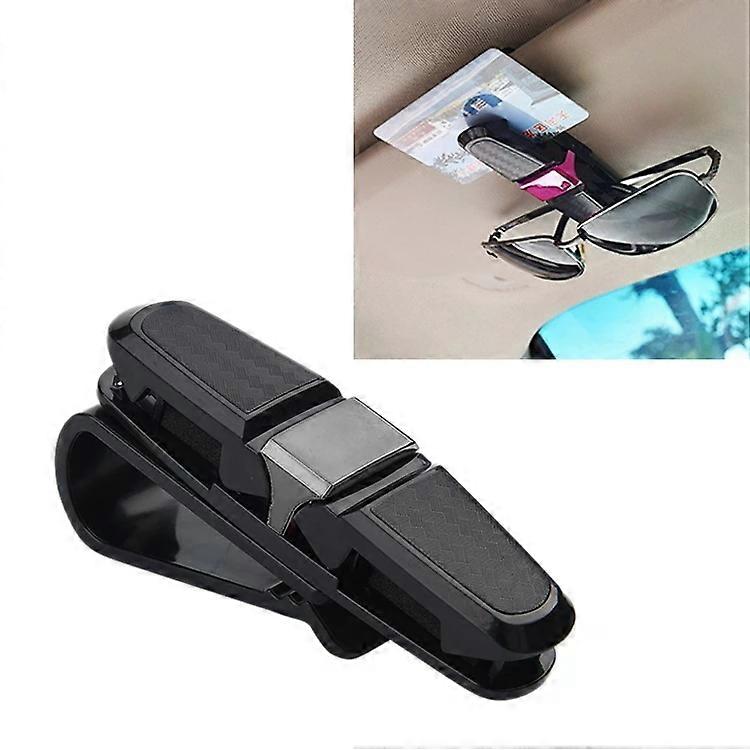 Car Eyeglass Clip Holder-Vehicle Mounted,Blister Pack,Grey-Grey