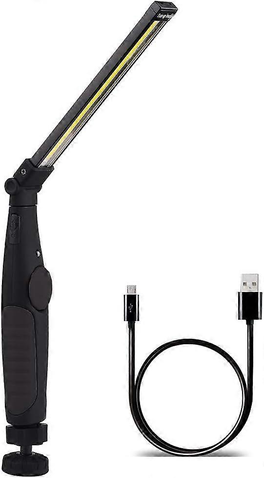 Foldable, LED Flashlight, Rechargeable, Work Light, Variable Adjustment, 360° Rotate