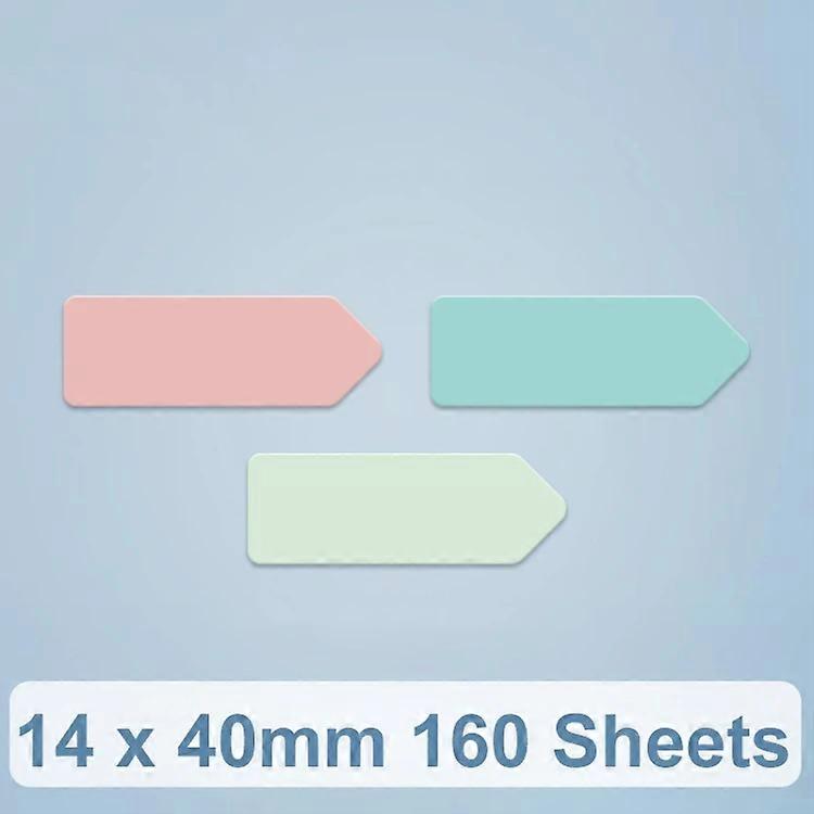 Thermal Printing Label Paper-14x40mm,160 Sheets for NiiMbot D101/D11 Arrow Direction