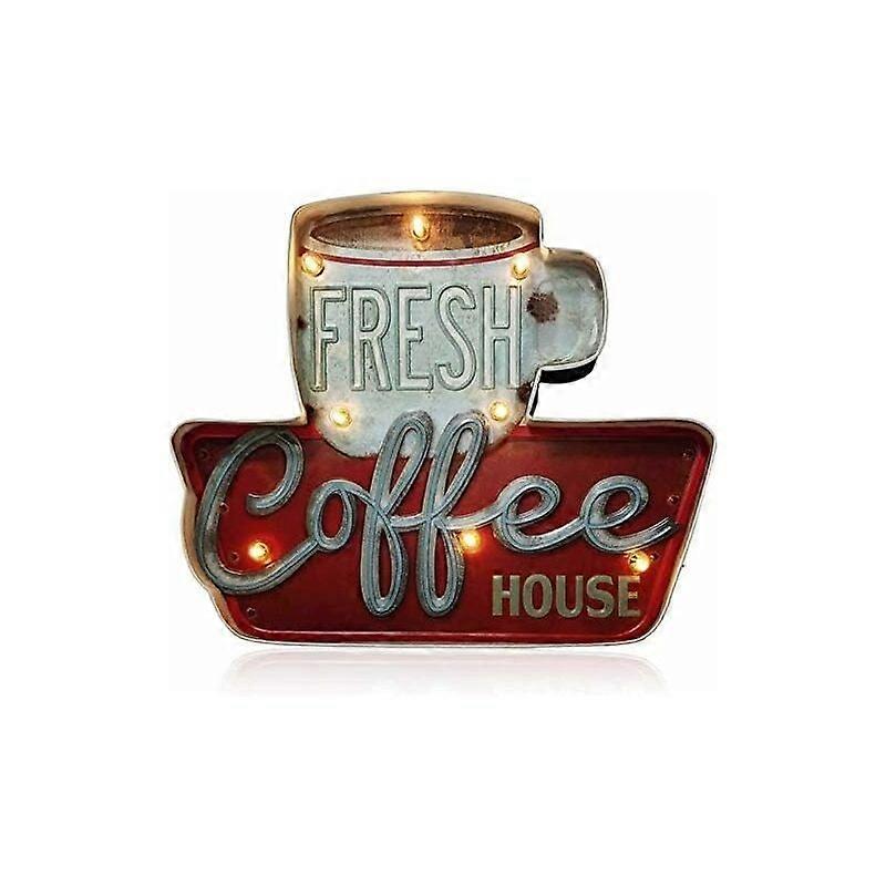 Metal Sign, Nostalgic Decor, Industrial Cafe Theme