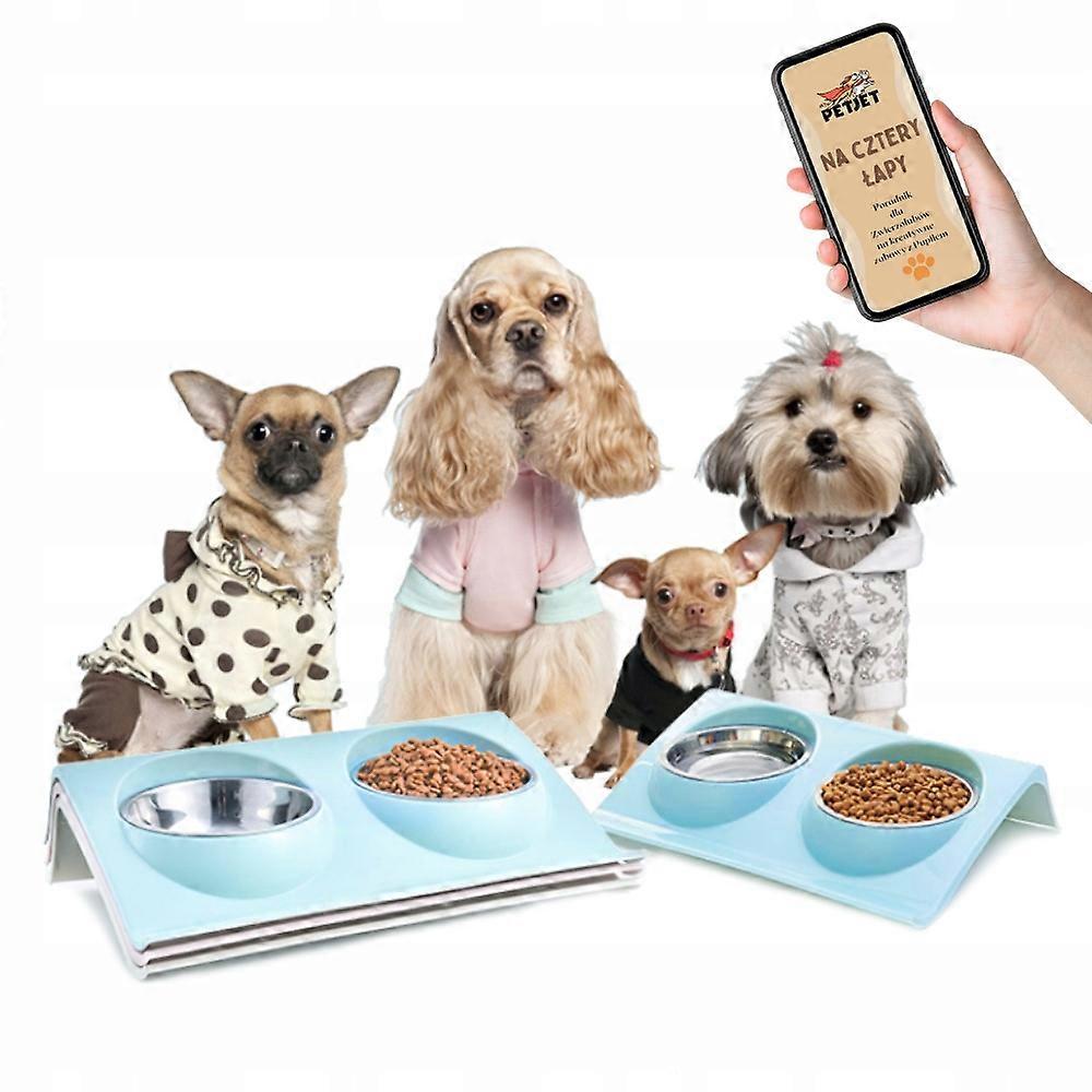 طقم من وعاءين معدنيين بيت جيت أزرق، أخضر 100 لتر