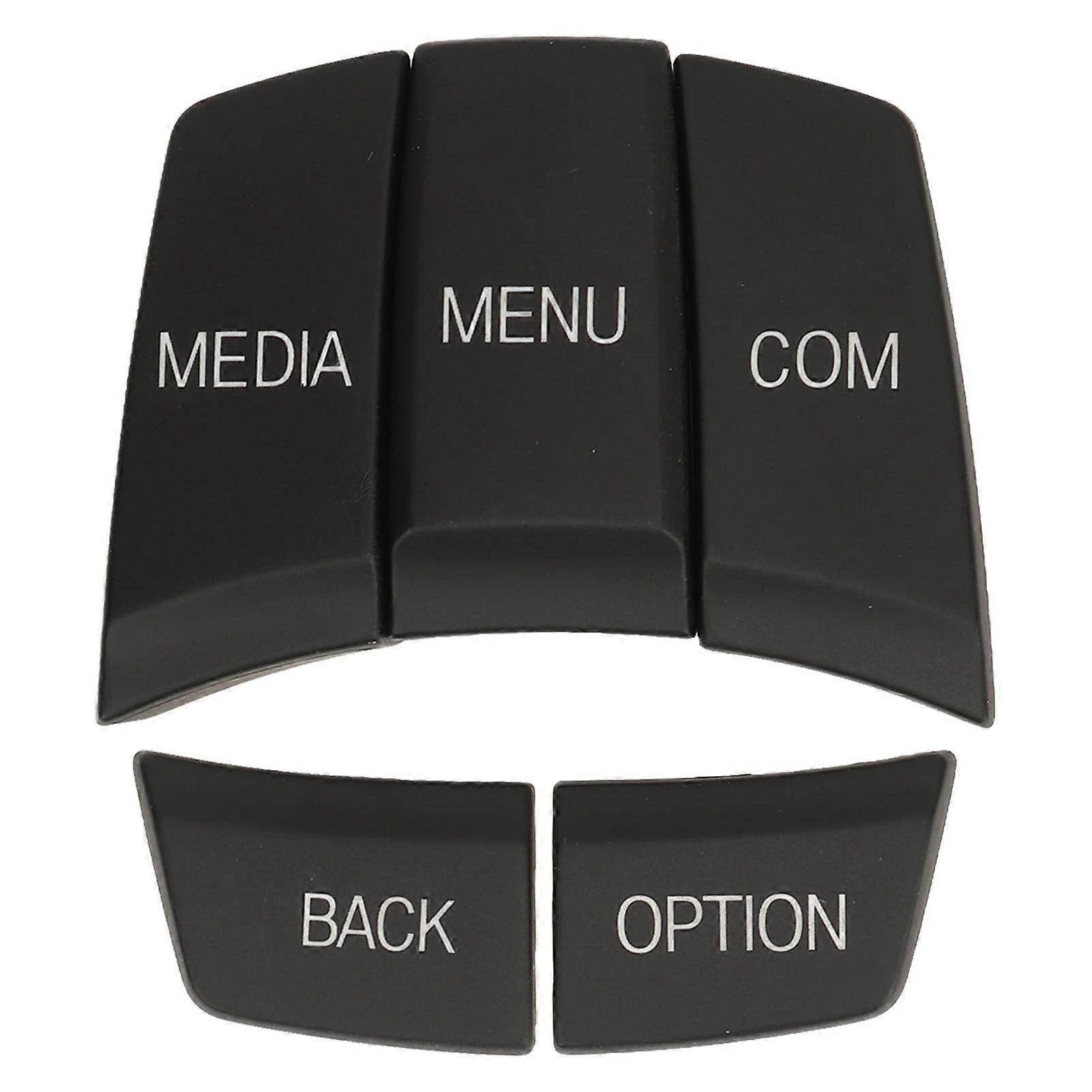 Lot de 5 boutons de commande multimédia pour voiture, surface exquise, compatible avec les modèles F20, F21, F22 et F23.