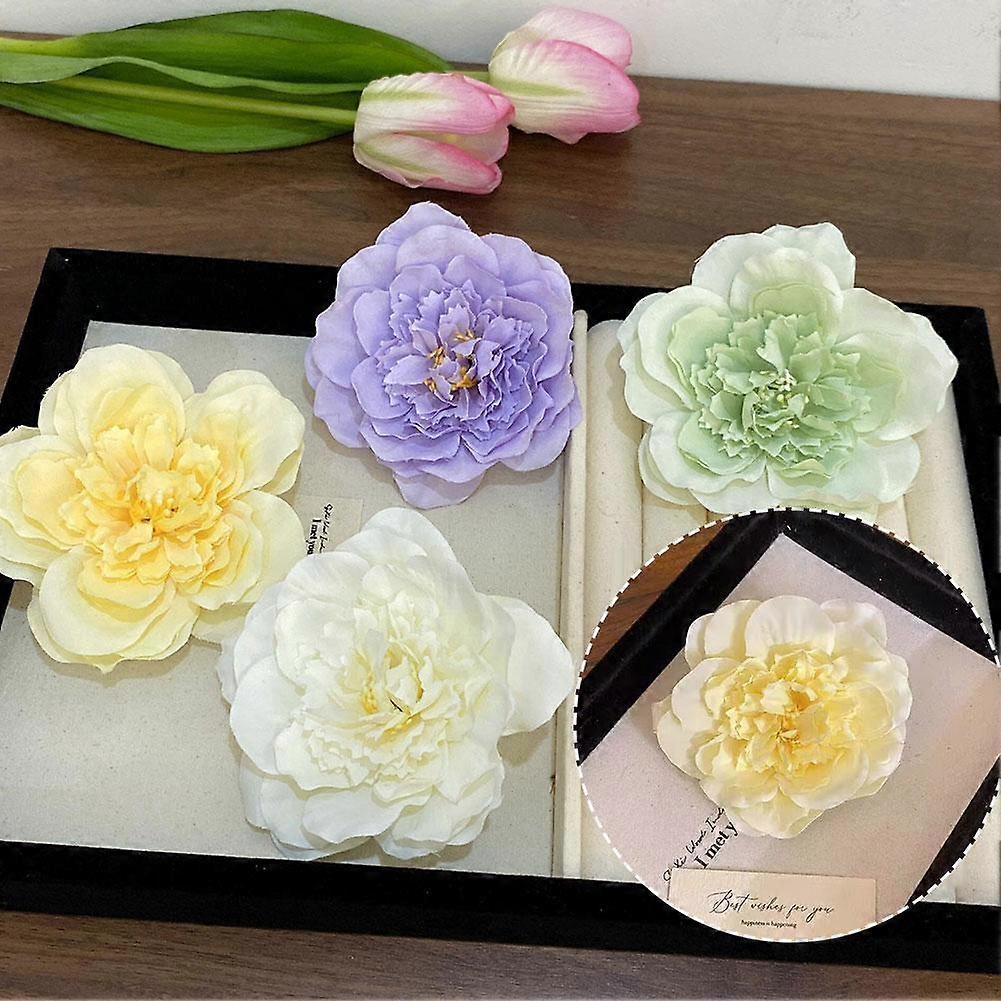 Pinces à cheveux à fleurs hawaïennes, barrettes colorées pour mariée, fleurs de mariage sur la plage tropicale