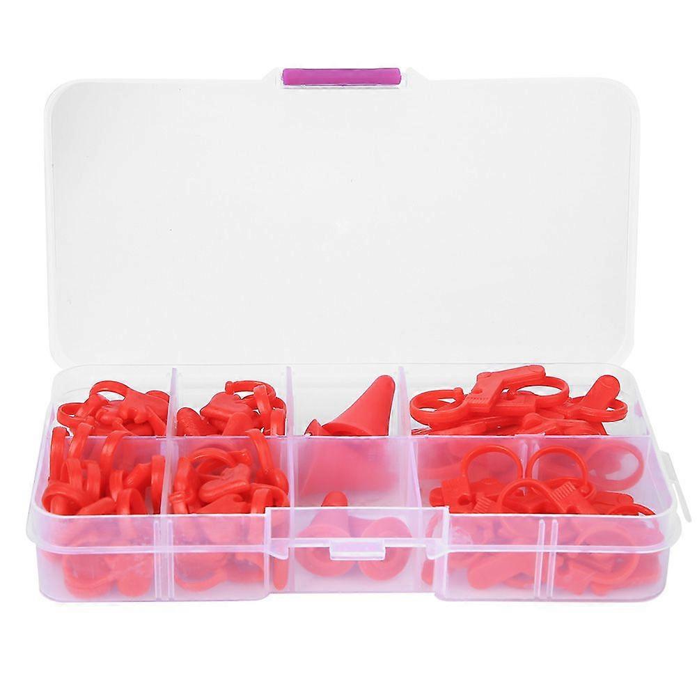 Plastic Stitch Markers for Knitting, Crochet, and Sewing Projects