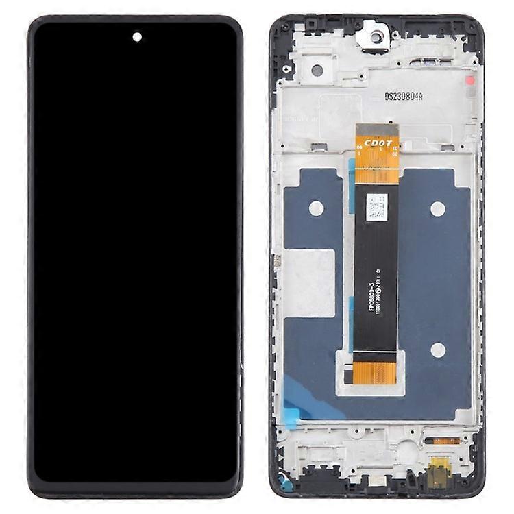 TCL 50 SEグレードCのLCDスクリーンおよびデジタイザーアセンブリ+フレームパーツ(ロゴなし)に対応