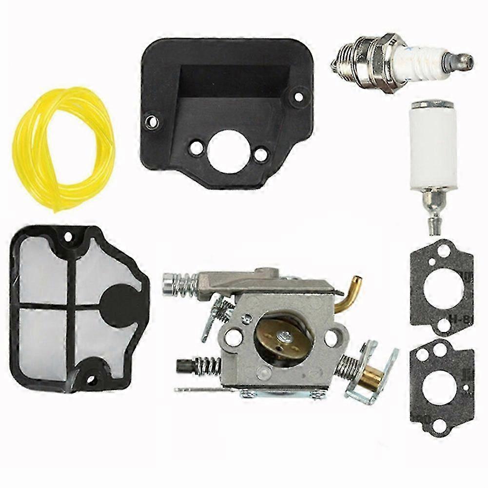 Jonsered 2036/2040 Chainsaw Carburetor Kit Complete with Air Filter Spark Plug Fuel Line Gaskets and Assembly Set