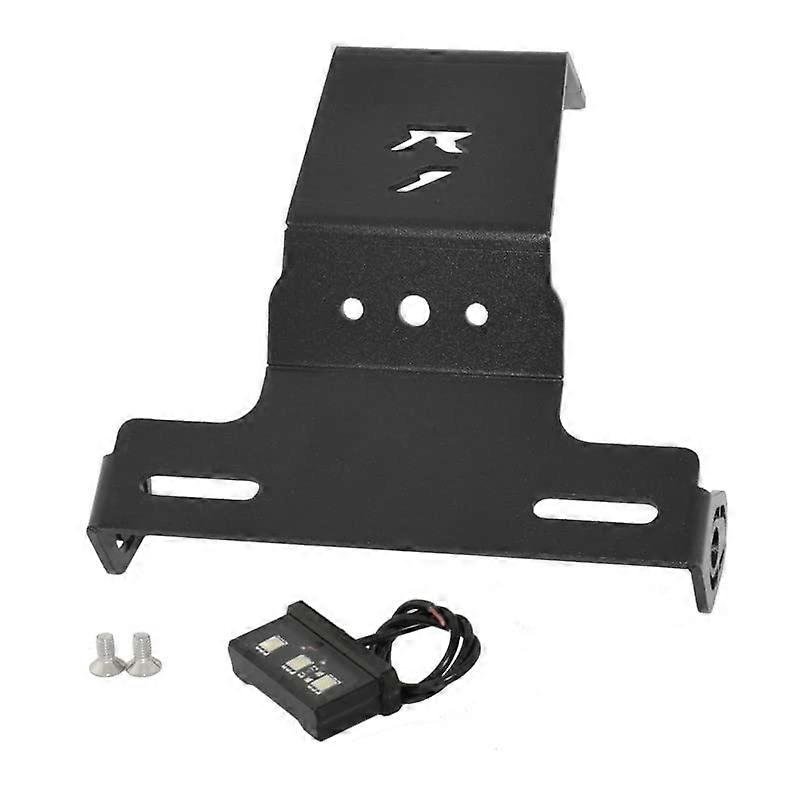 Rear Fender License Plate Holder Frame with LED Light for Yamaha YZF R1 2004-2014, Durable Design, Easy Installation