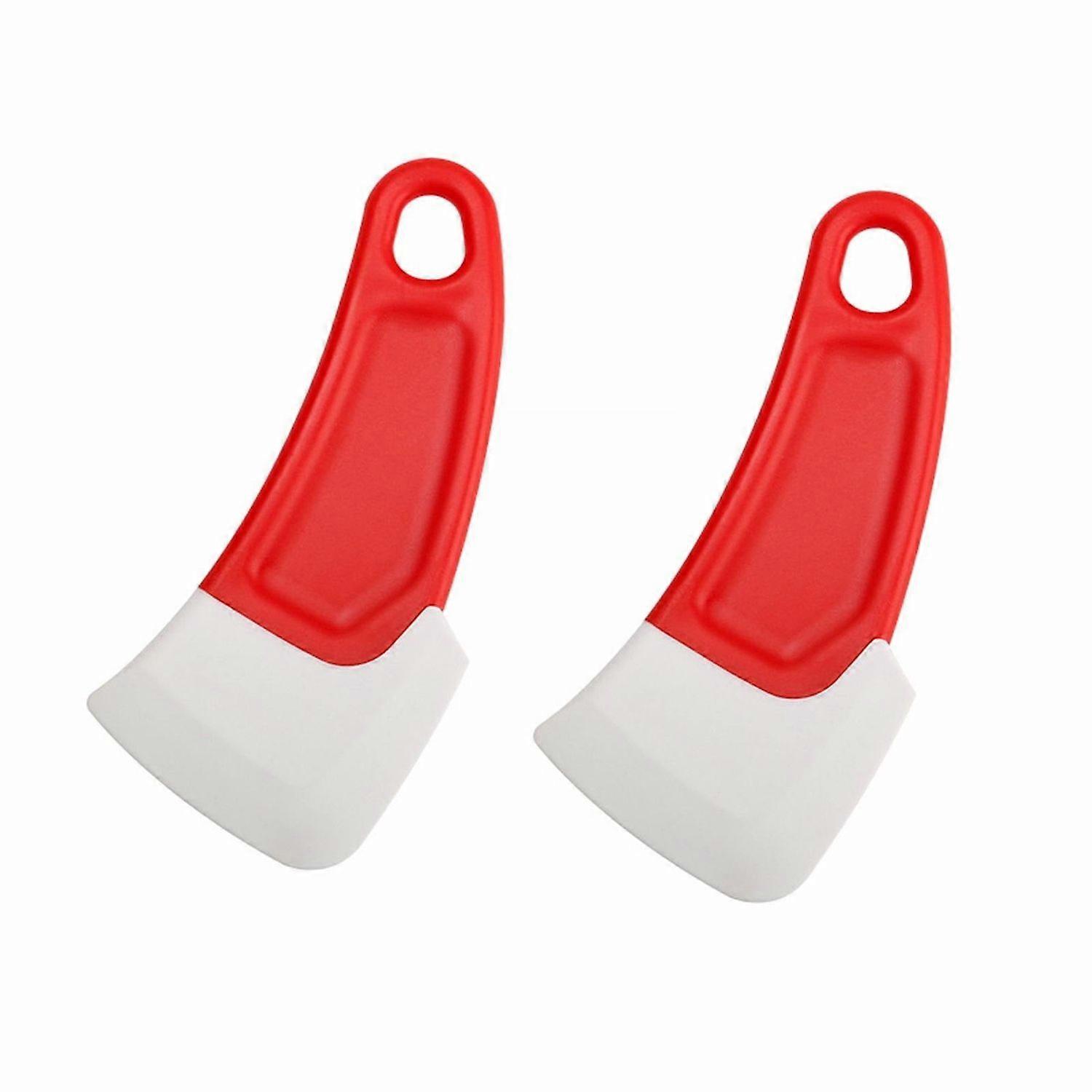 2 Pcs Dough Scraper Silicone Scraper Reusable