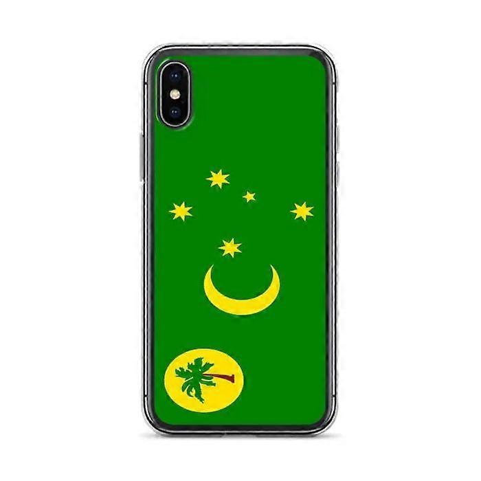 Phone case - PIXELFORMA - Cocos Islands Flag - Compatible with iPhone XS - Flexible - Shockproof