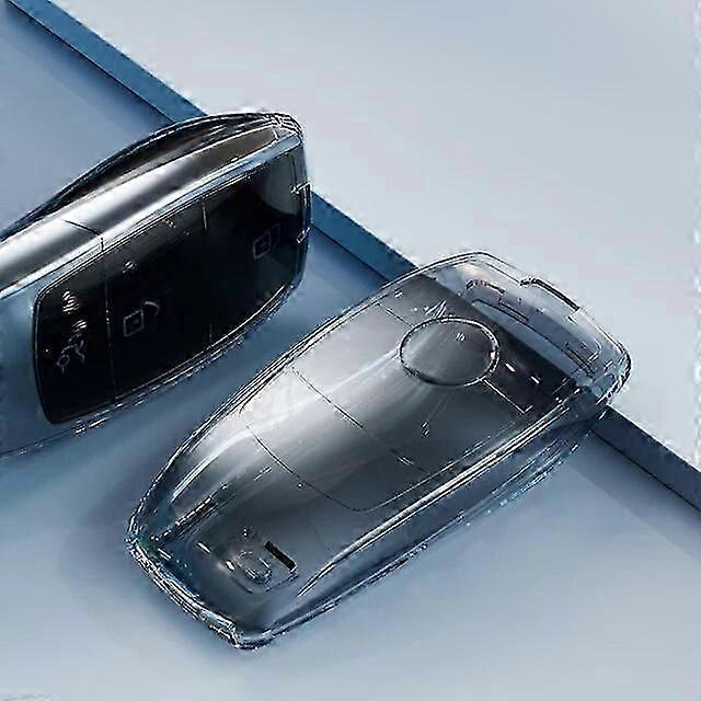 TPU Transparent Car Key Case Cover for Mercedes Benz E C S GLC Class E200 E400 E63 W213 S550 S560 C260 A200 Key Shell Protector