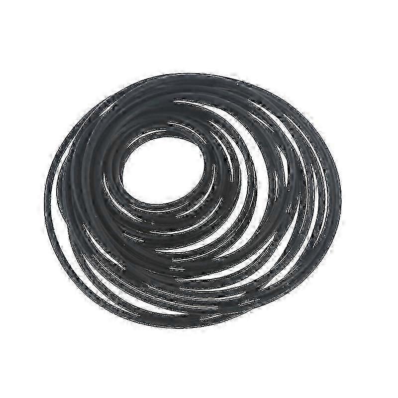 20pcs Durable 1.5mm Cassette Tape Machine Belt Assorted Common Round Rubber Belt For Recorders Walkman