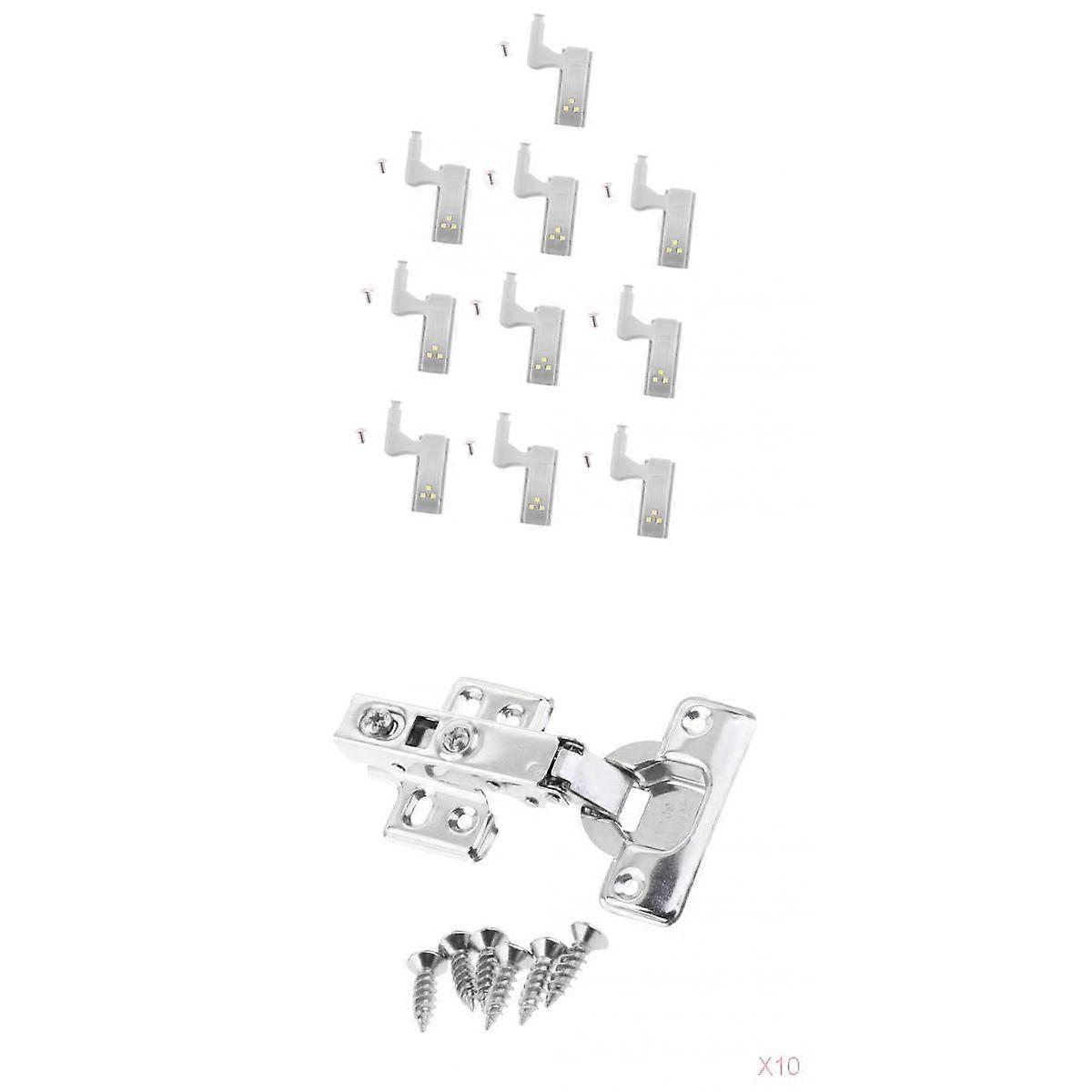 10 OF WARDROBE HINGES Sensor Light