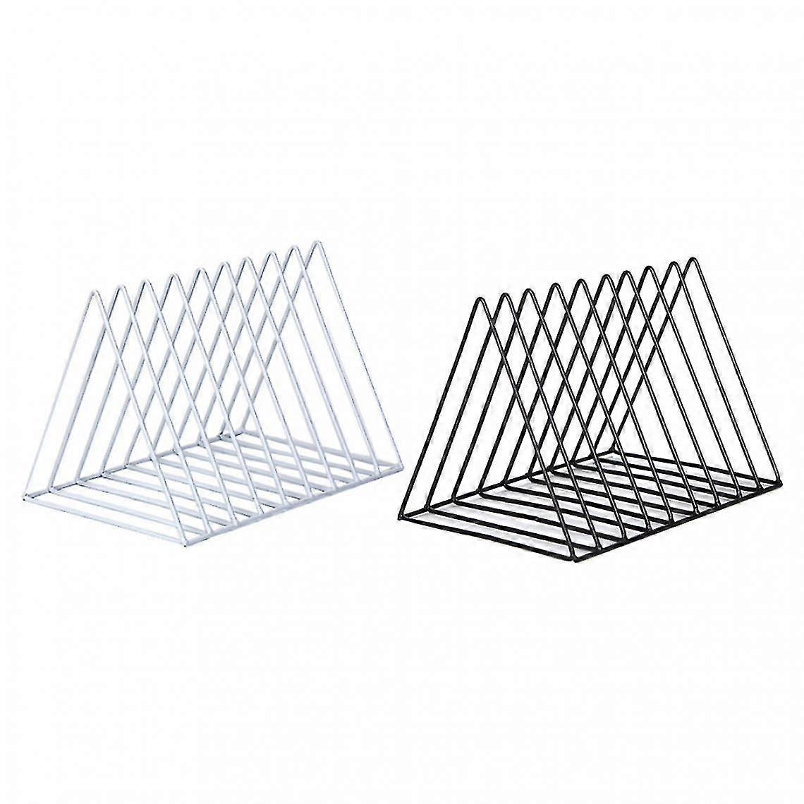 Pieces Book Shelves Office Diary Document File Book Holder Rack Bookends-1