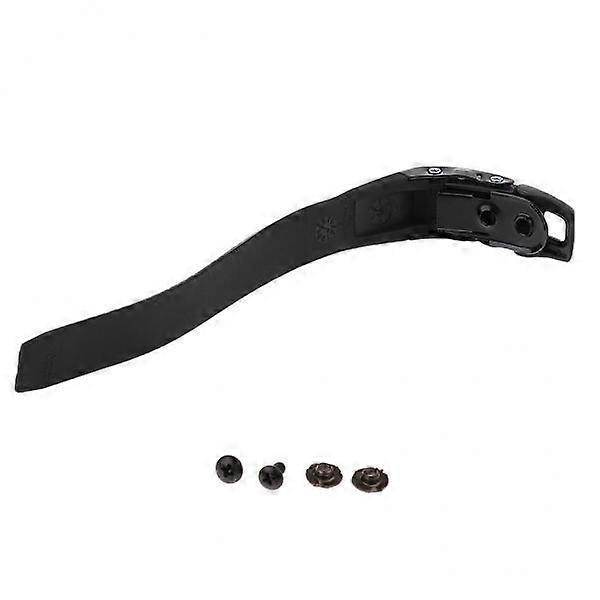 3x Replacement Inline Roller Skating Strap with Screws Parts Black for Adults