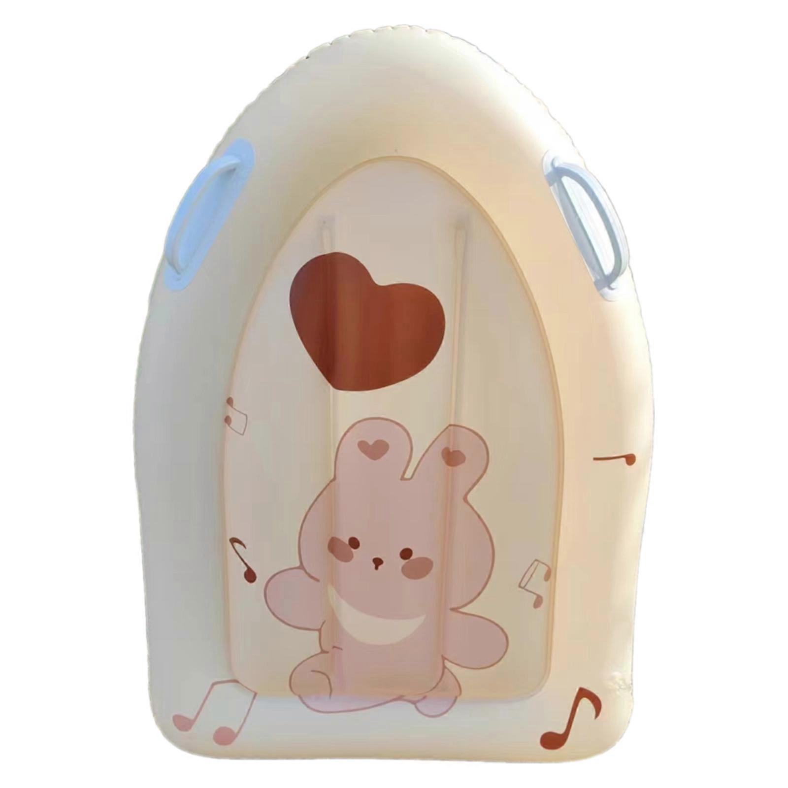 Kids Floats with Cartoon Pattern Child PVC Water Floating Toy Inflatable Bed Swimming Pool Float Novelty Float