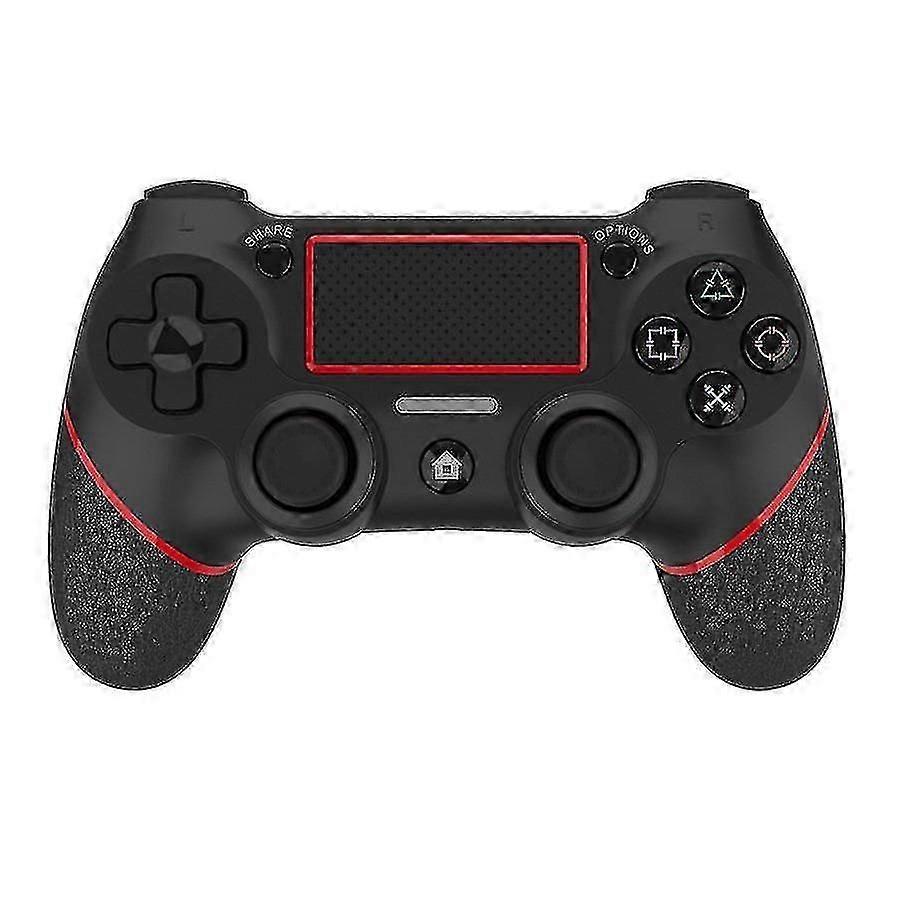 Dual- 4 Gamepad Compatible With 4 Pro, Touch Panel Joypad Mit Dual Vibrat Game Re-mote Joystick(red) Yanlieso