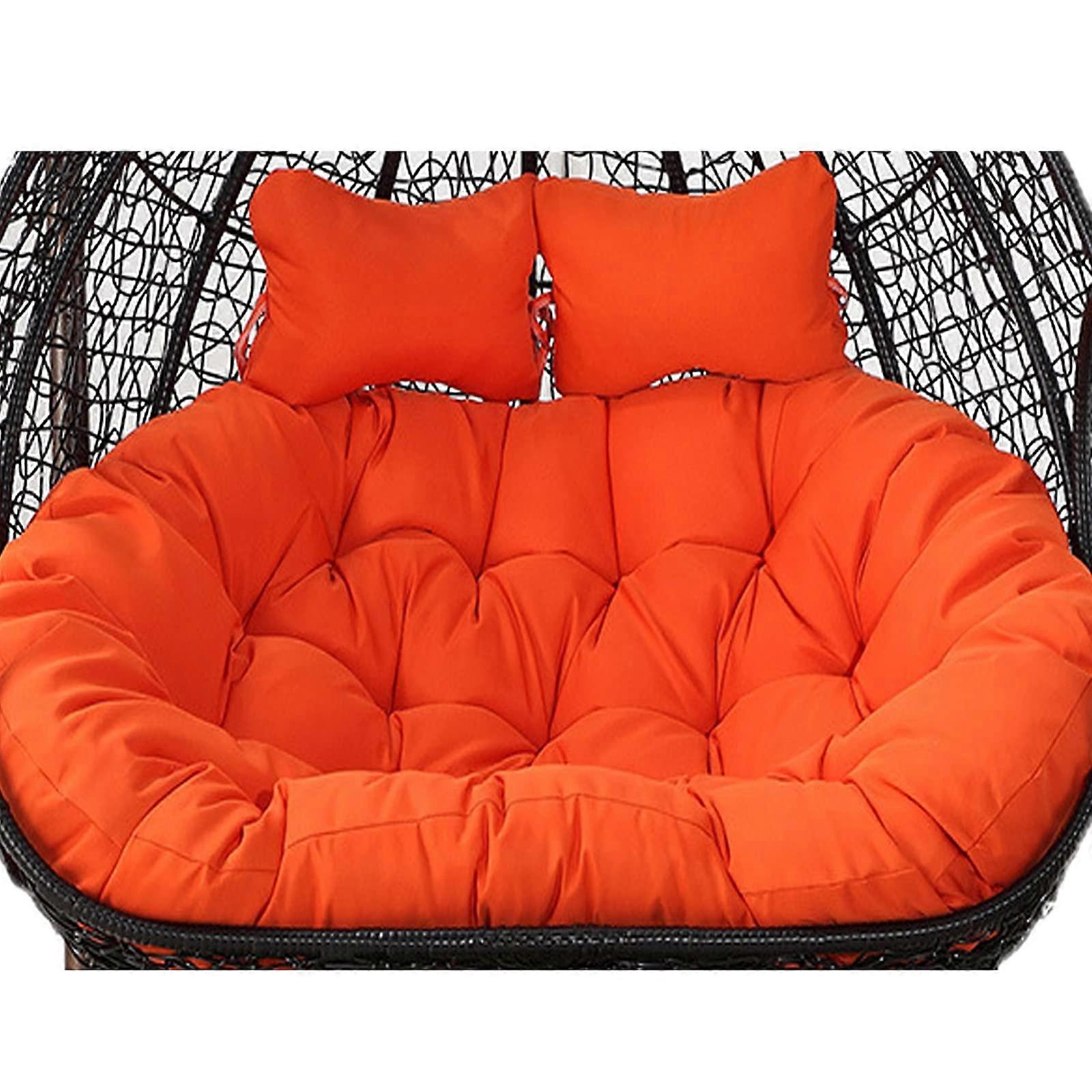 large egg chair swing cushion, replacement for 2seater, washable, thick wicker, 140 x 110 cm
