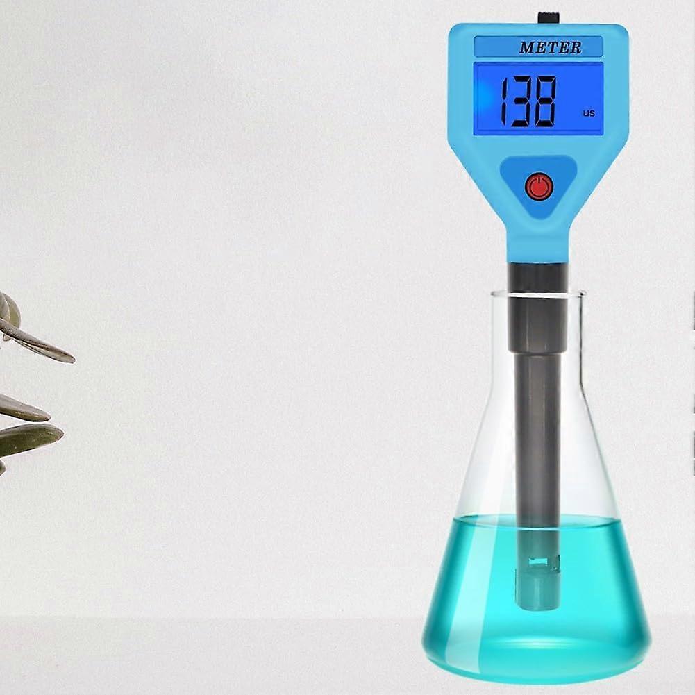 Water Quality Meter LCD Display Digital Conductivity Test Pen 0-19.99 mS/cm Measuring Range 170x50x28mm