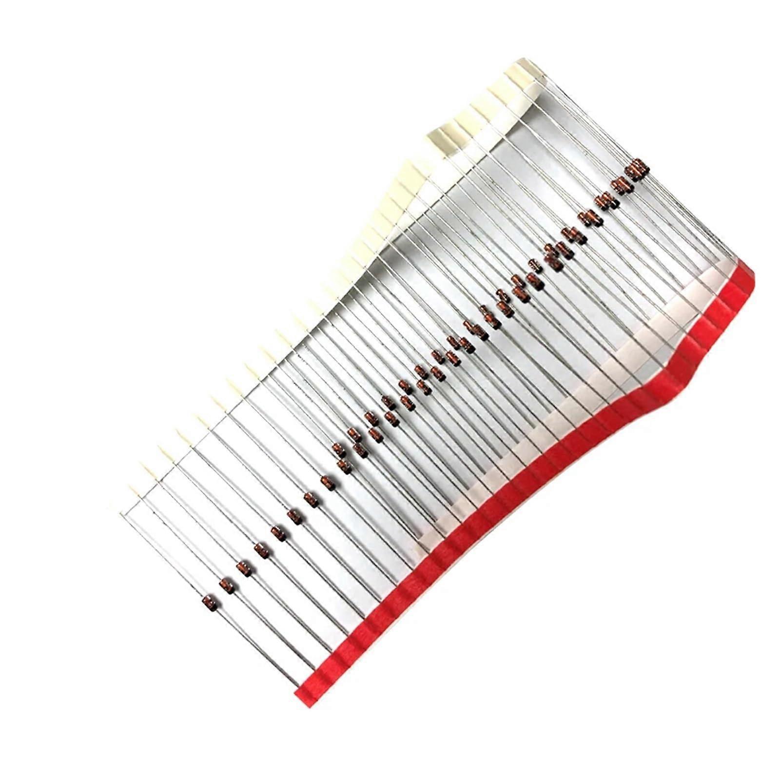 50pcs Zener Diode 1N4750A 1N4750 1N4751A 1N4751 DO41 1W 27v 30v (1N4736A 6.8v)