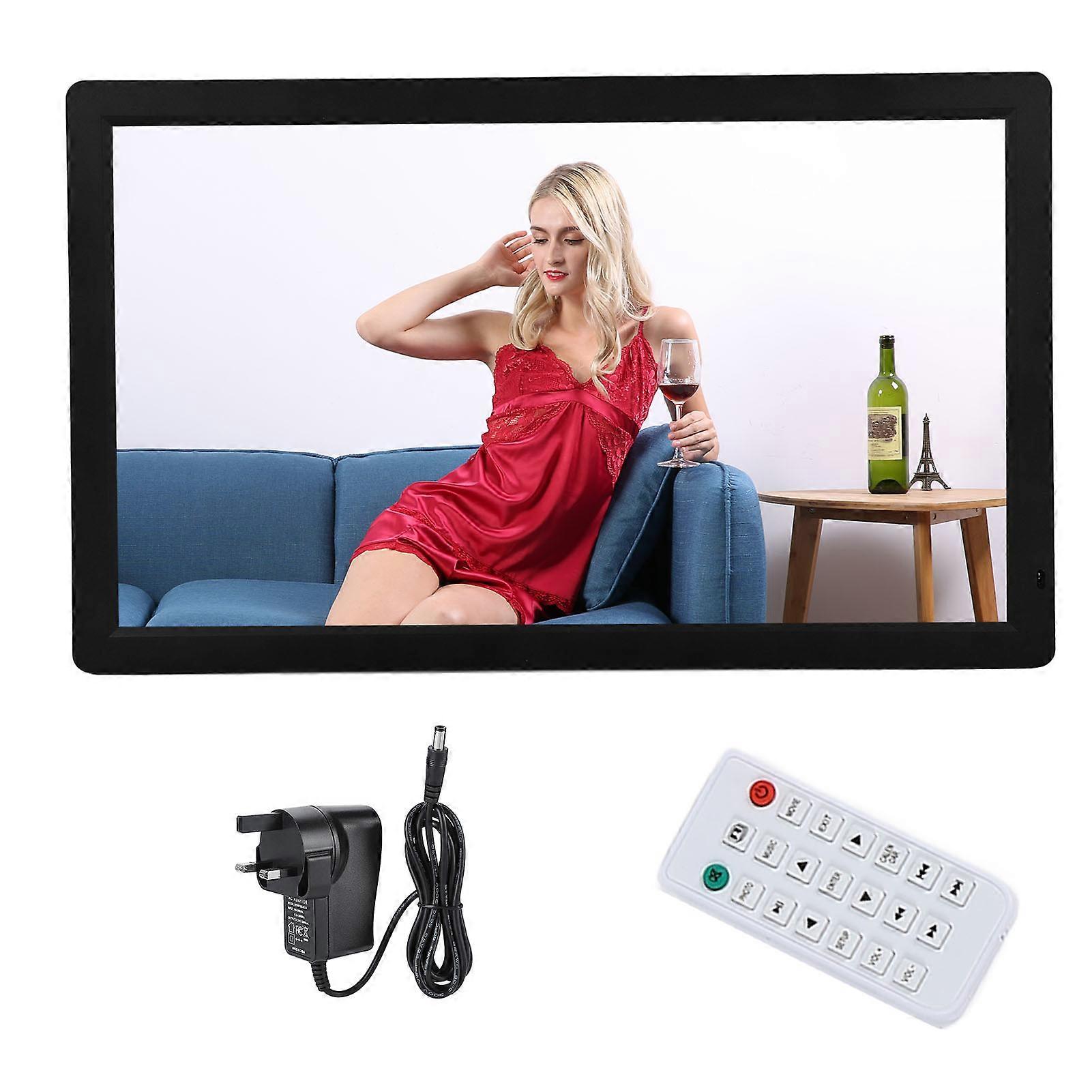 27" IPS 1080P HD Digital Photo Frame - Wall Mount, Remote Control, Smart & Multifunctional