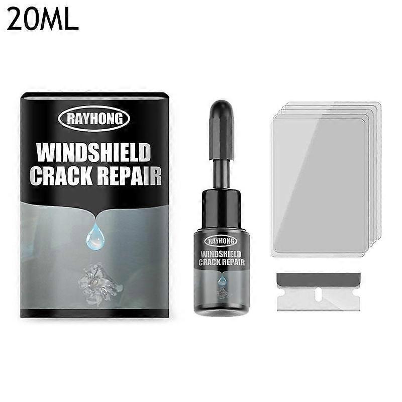 20ml Set (A)$ Windshield Repair Tools Car Repair Car Windshield Windshield Chip Resin Crack Kit