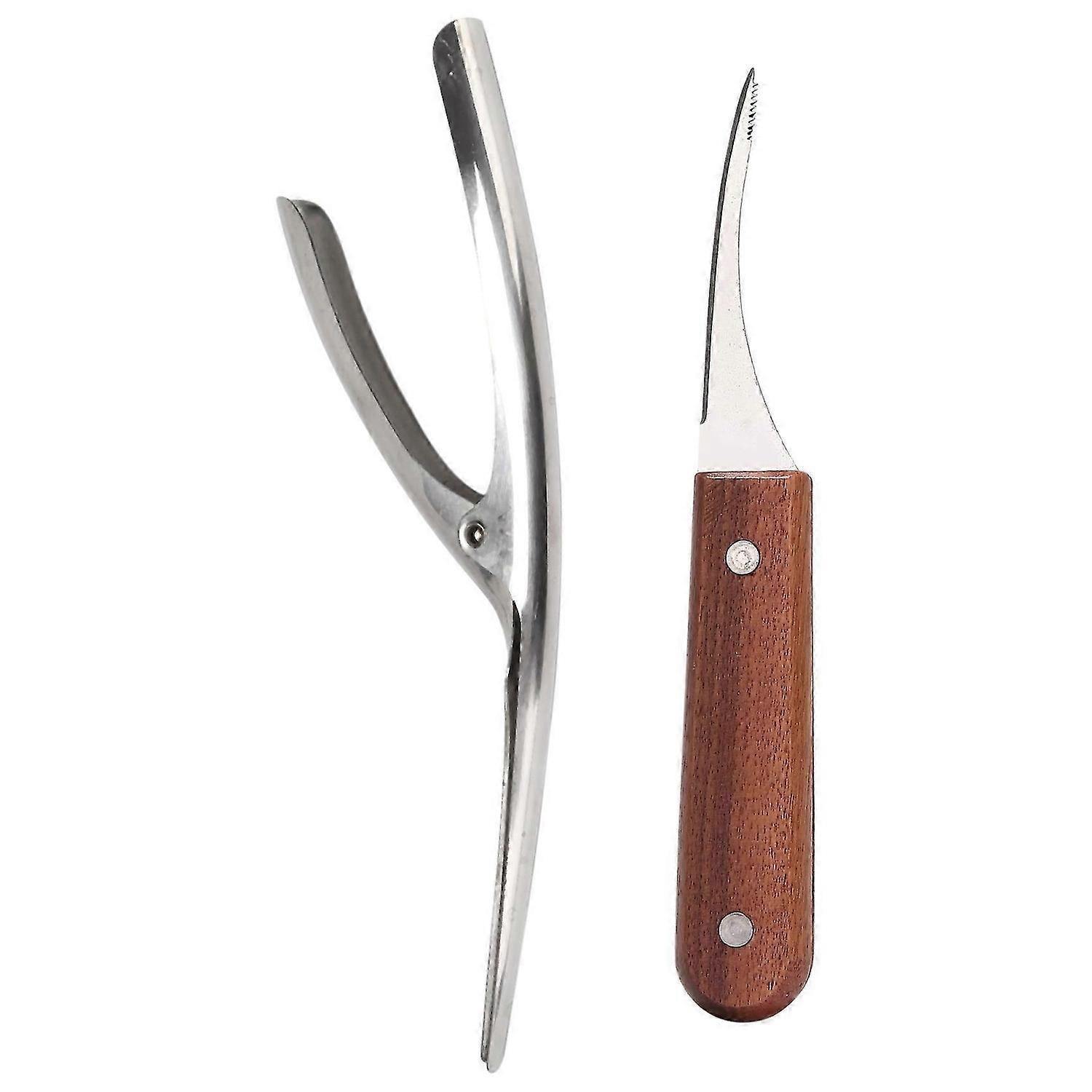 Shrimp Tool and Shrimp Peeler Set, 2 Pack Stainless Steel Kitchen Tools for Shrimp Cleaner Peels Pr